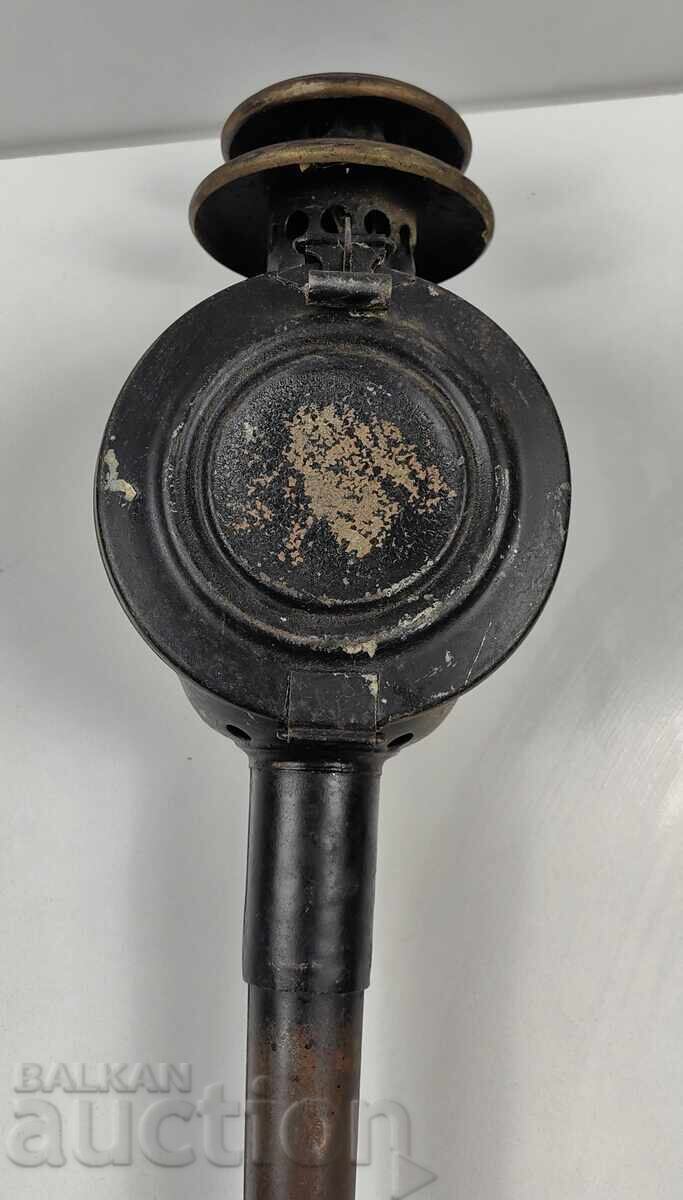 Доставка на НАЧ. НА 20-ТИ ВЕК ГОЛЯМ ФЕНЕР ОТ ФАЙТОН КОЛА ПРОЖЕКТОР ЛАМПА