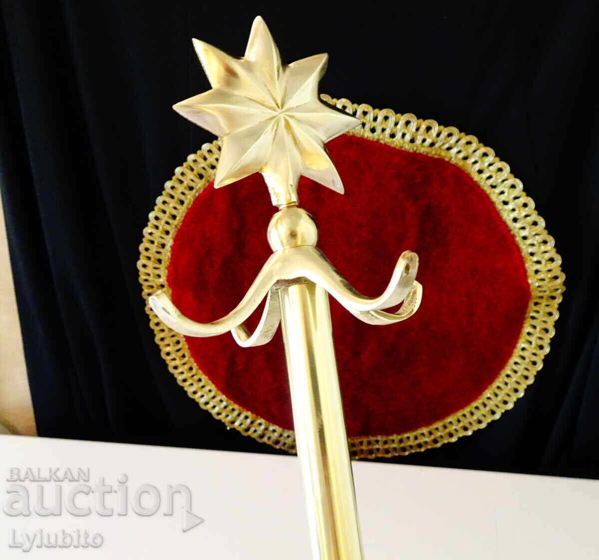 Bronze standing coat rack, bronze stand with price 76.00 BGN | € 38.86