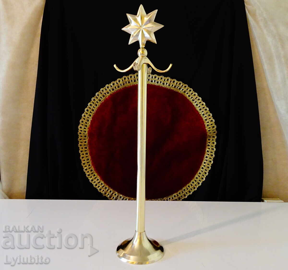 Bronze standing coat rack, bronze stand - 7