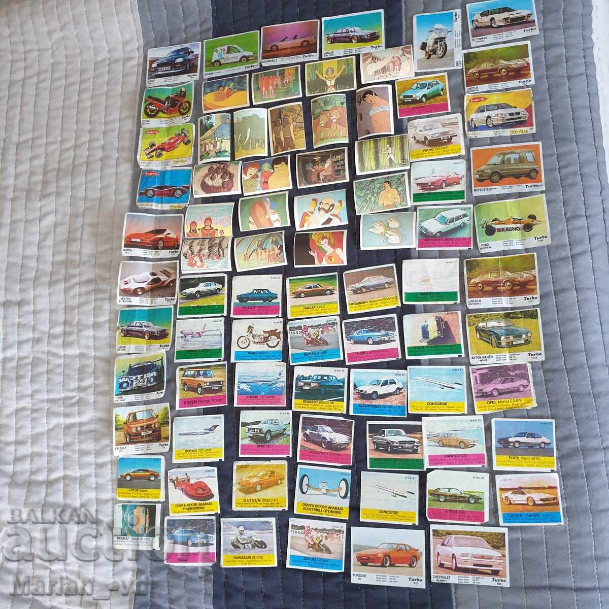 Imagini vechi de la gume de mestecat și stickere Panini cu preț 50.00 BGN | € 25.56