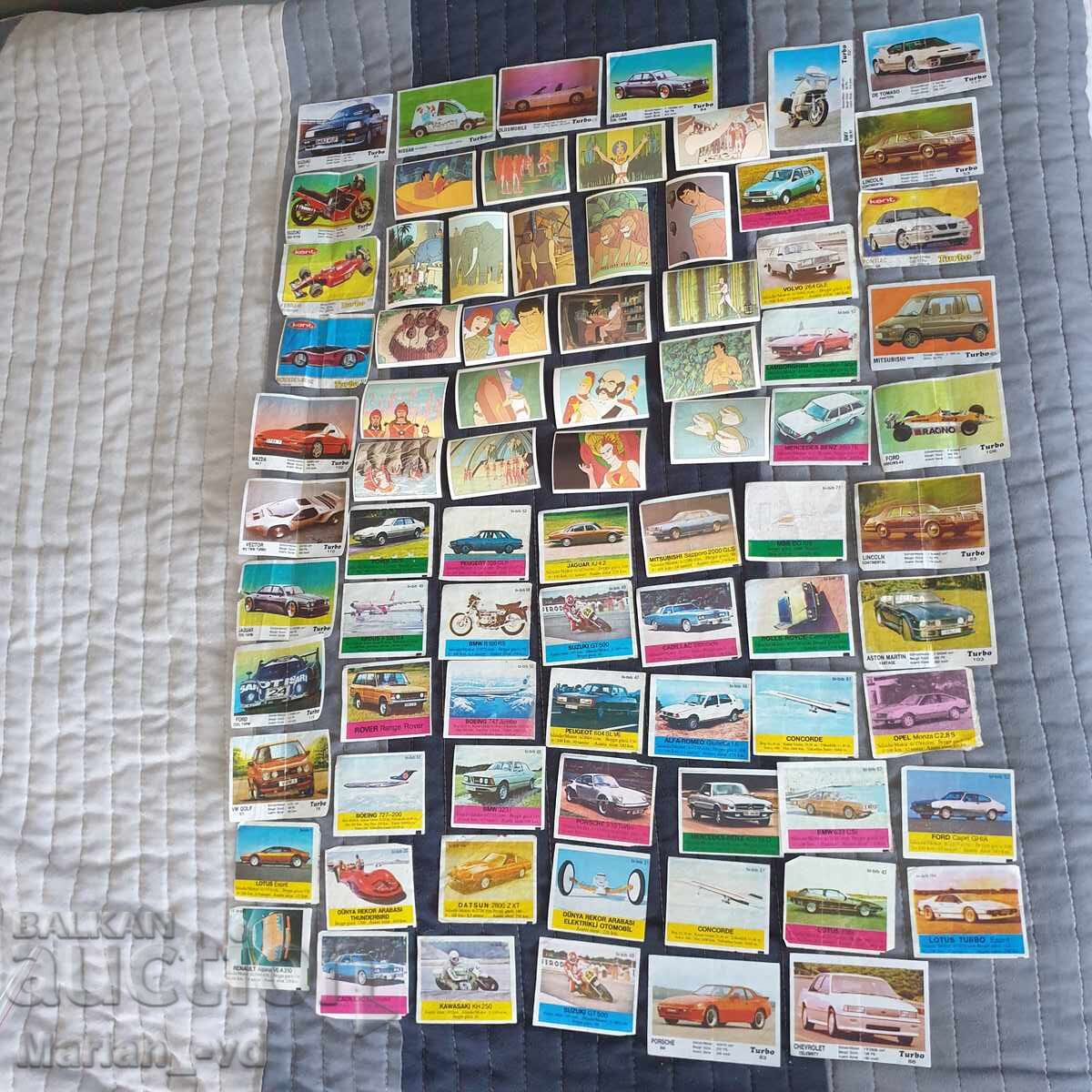 Imagini vechi de la gume de mestecat și stickere Panini