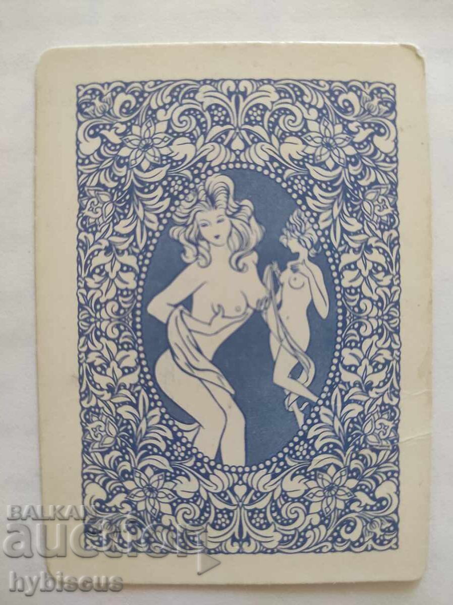 Carte de joc cu joker pin-up cu preț 1.00 BGN | € 0.51