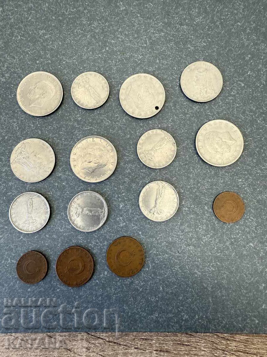 Lira, kurus лот 15 броя с цена € 7.80 | 15.26 лв.