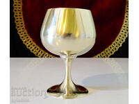 Бронзова чаша за вино,ракия,130 мл.