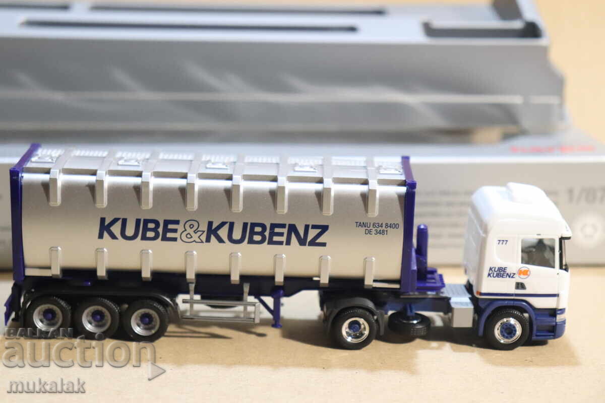 HERPA H0 1/87 SCANIA ΜΟΝΤΕΛΟ ΑΥΤΟΚΙΝΗΤΟΥ ΦΟΡΤΗΓΟΥ TIR - 6