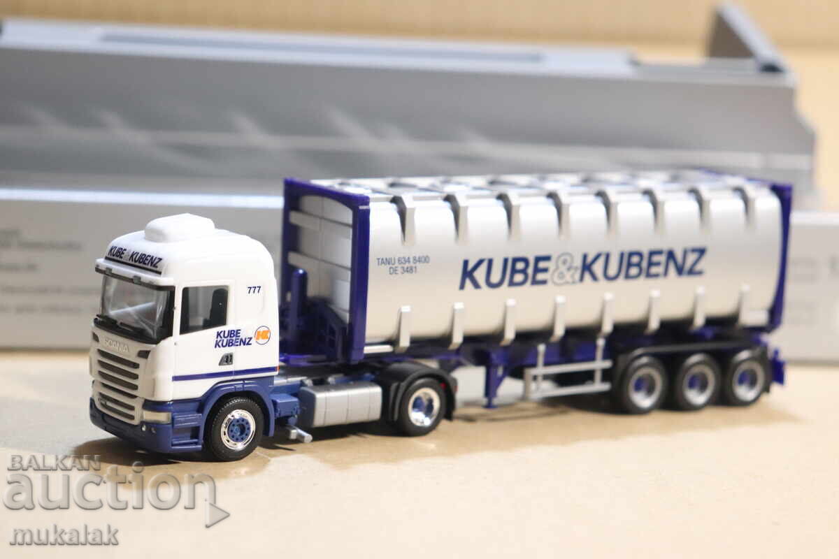HERPA H0 1/87 SCANIA ΜΟΝΤΕΛΟ ΑΥΤΟΚΙΝΗΤΟΥ ΦΟΡΤΗΓΟΥ TIR - 7