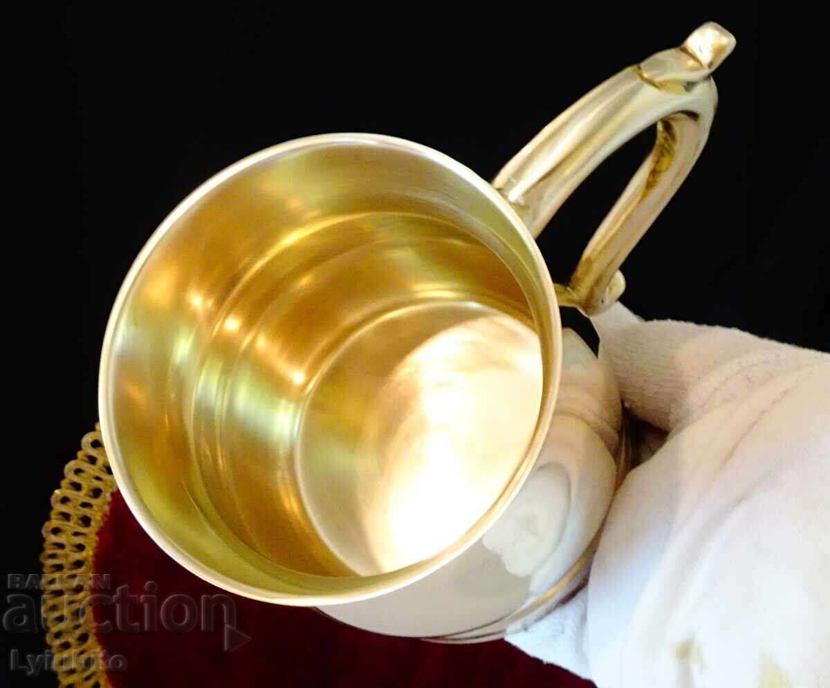 Страхотна бронзова халба,чаша,маркировка с цена 59.00 лв. | € 30.17