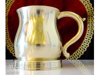 Страхотна бронзова халба,чаша,маркировка