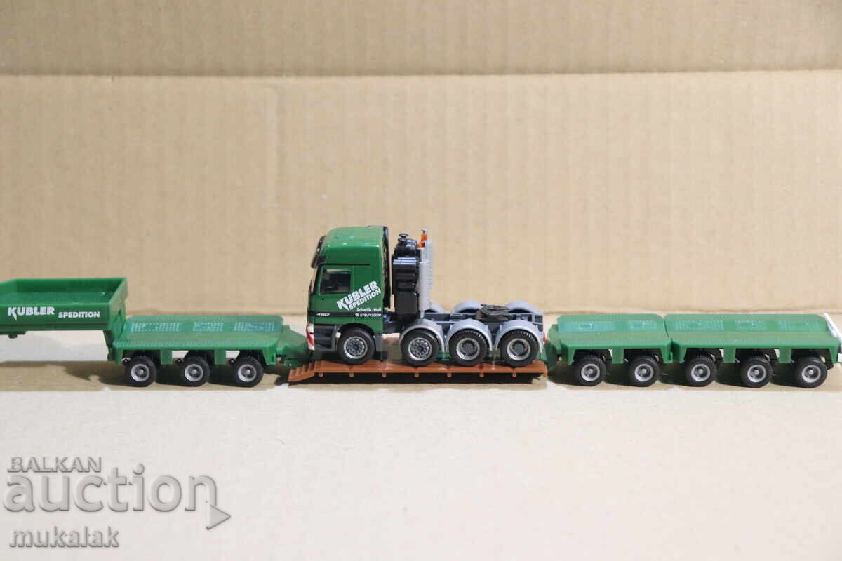 HERPA H0 1/87 MERCEDES TRACTOR HEAVY-DUTY TRANSPORT MODEL