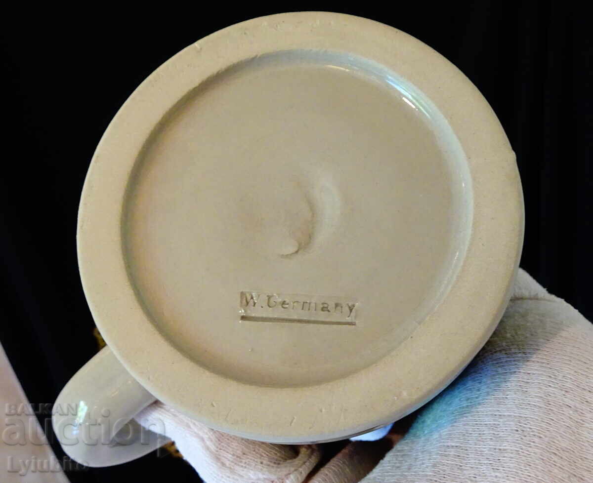 Cană ceramică Moară, W.Germania - 6