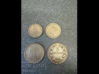 Drachma lot of 4 pieces