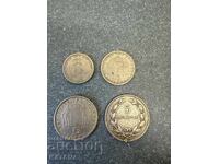Lot de 4 monede de drahme