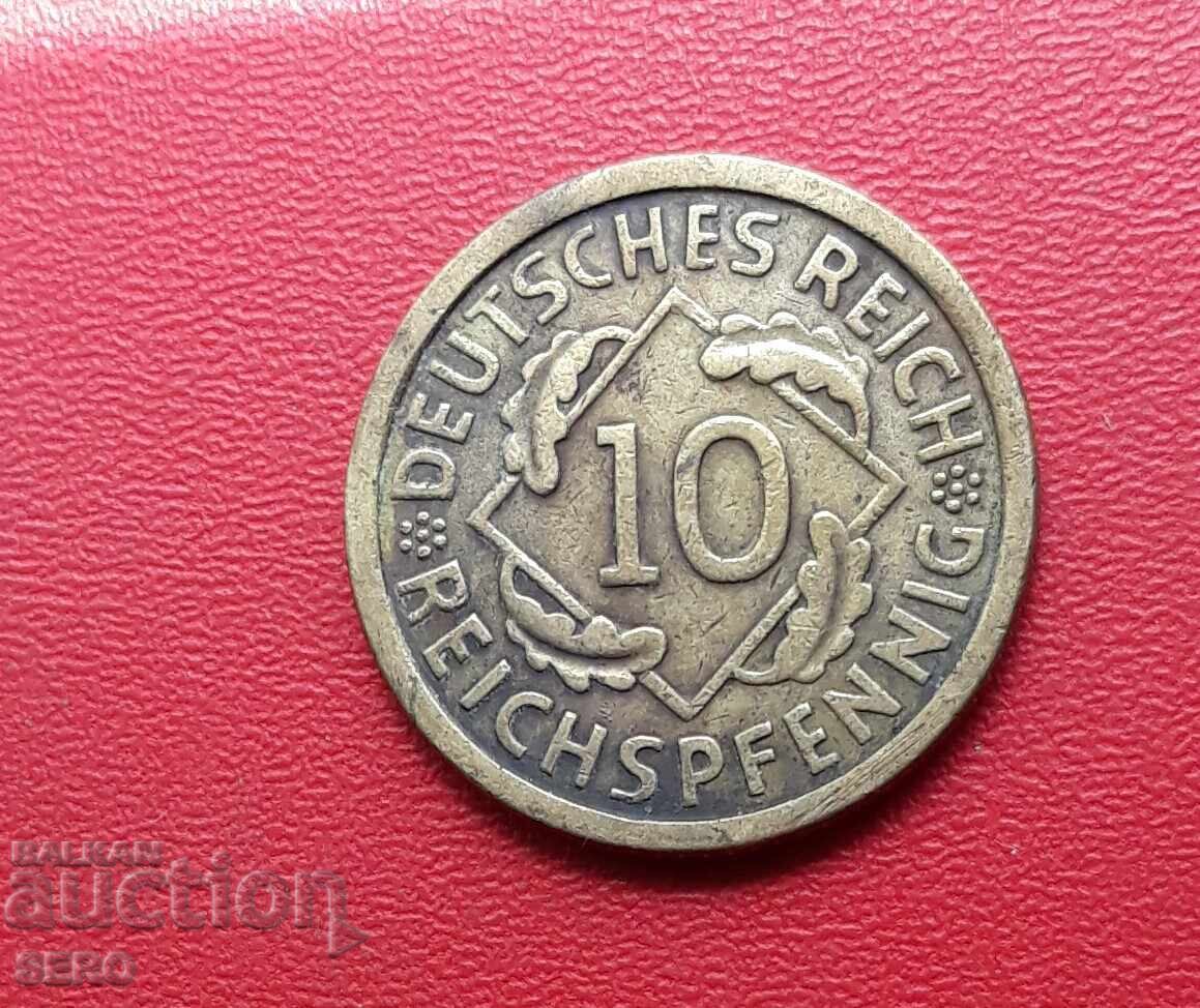 Germany-10 Pfennig 1935 D-Munich Germany-10 Pfennig 1935 D-Munich