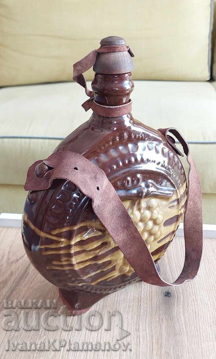Ceramic flask for connoisseurs, excellent - 7