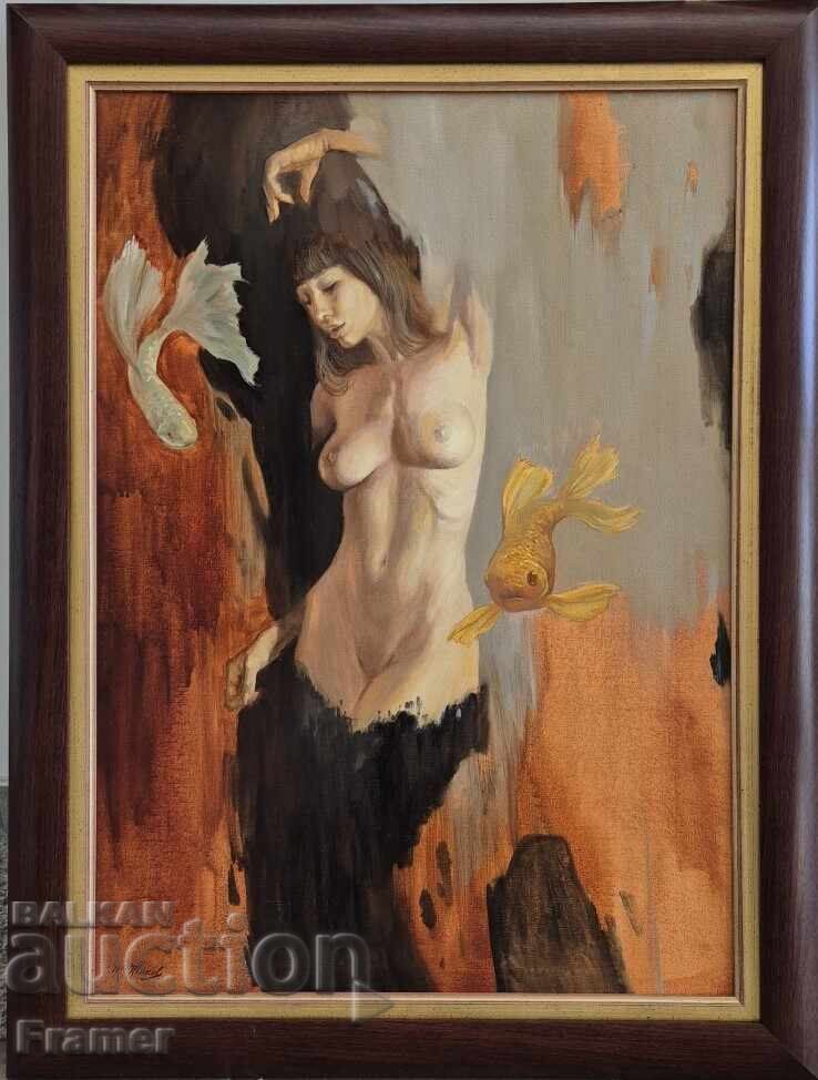 Kostadin Zhikov Persephone 2023. Beautiful painting nude body