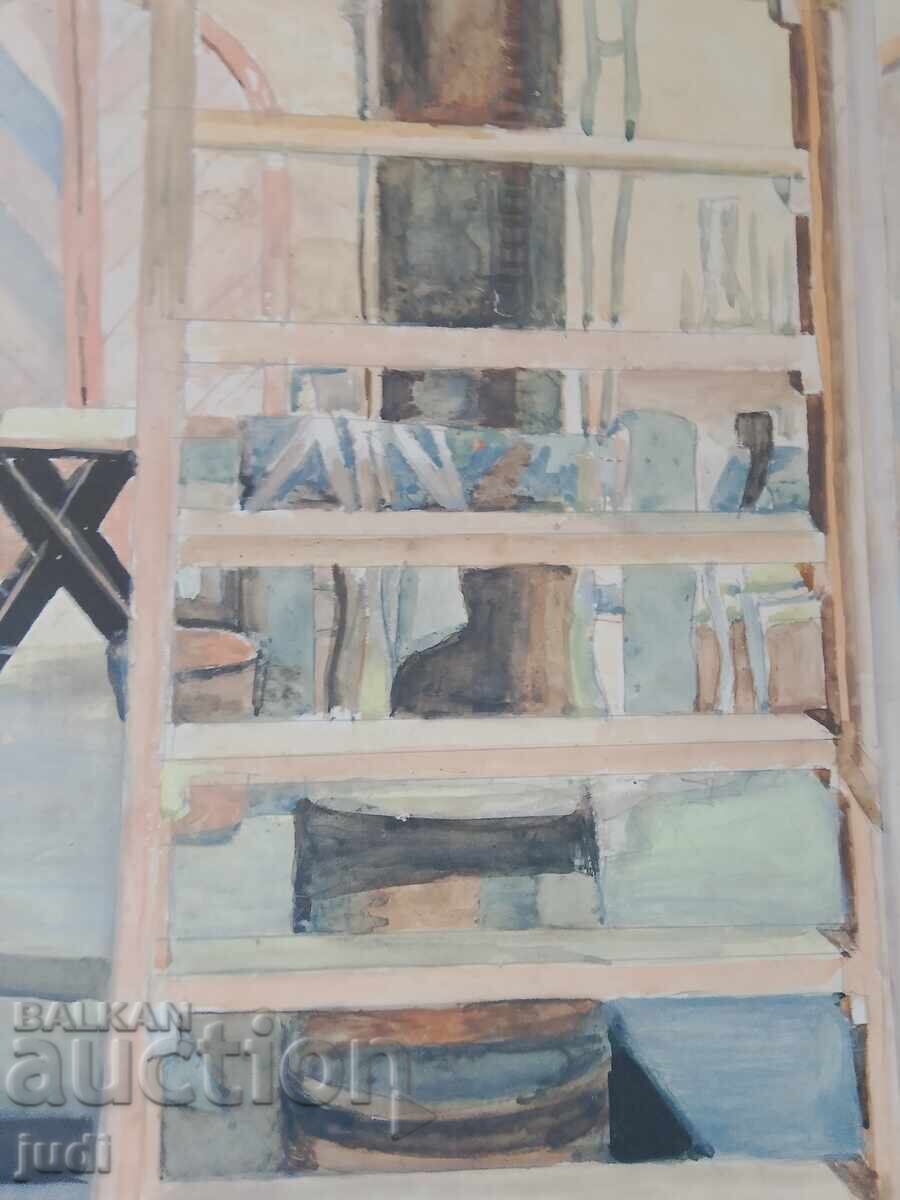 Петър Николов Магелан картина смесена техника - 7