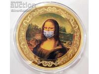 Silver 1 oz Mona Lisa 2023 Pandemic Art Chad