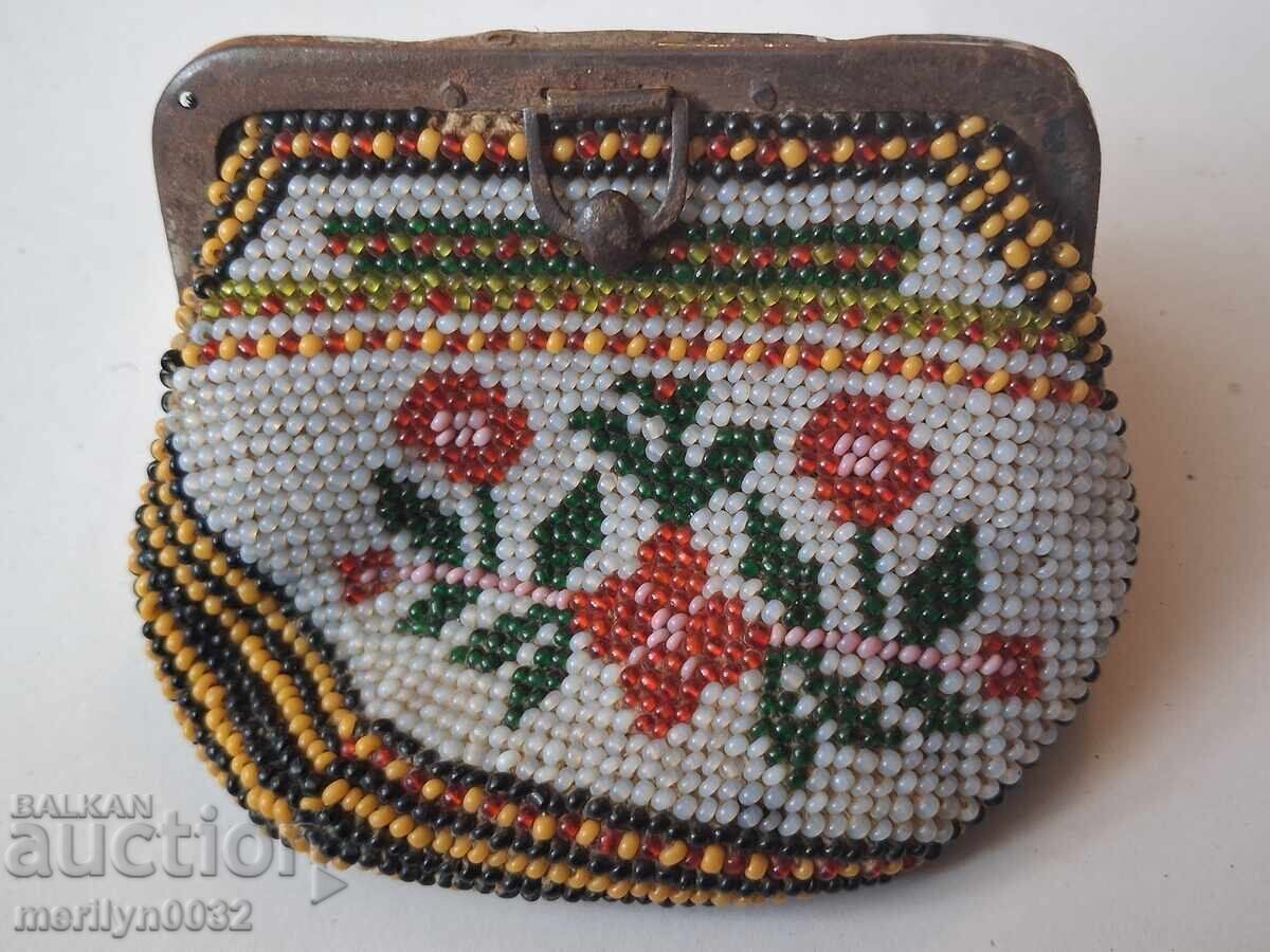 Πορτοφόλι νομισμάτων μανίστας πορτοφόλι αρχές 20ου αιώνα ΜΟΝΑΔΙΚΟ RRRR