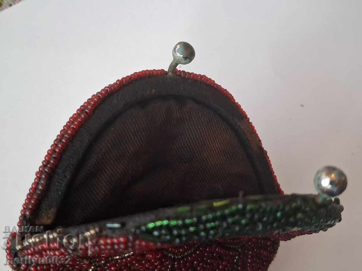 Δημοπρασία Πορτοφόλι νομισμάτων μανίστας πορτοφόλι αρχές 20ου αιώνα ΜΟΝΑΔΙΚΟ RRRR