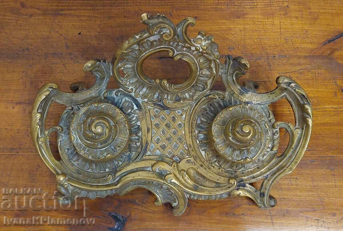 Recipient de cerneală din bronz pentru colecționari - 6