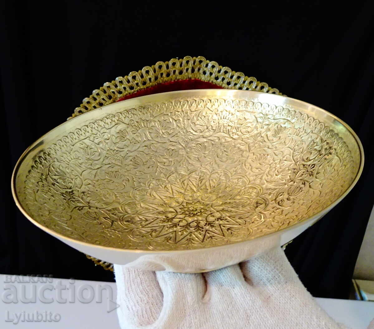 Bronze fruit bowl, candy dish with fairytale ornaments - 7 Bronze fruit bowl, candy dish with fairytale ornaments - 7