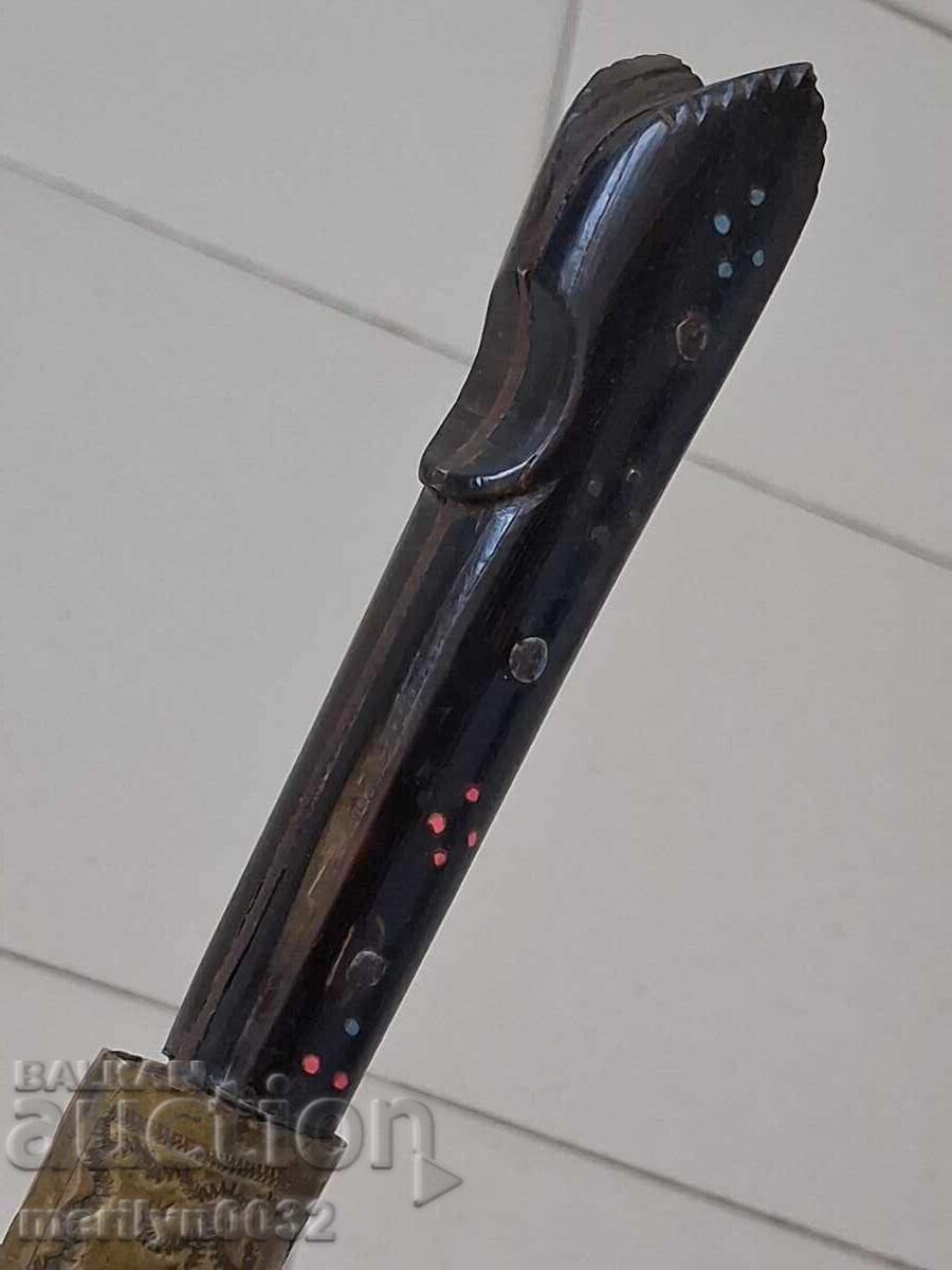 Cuțit renascentist cu teacă, pumnal, lamă - 5