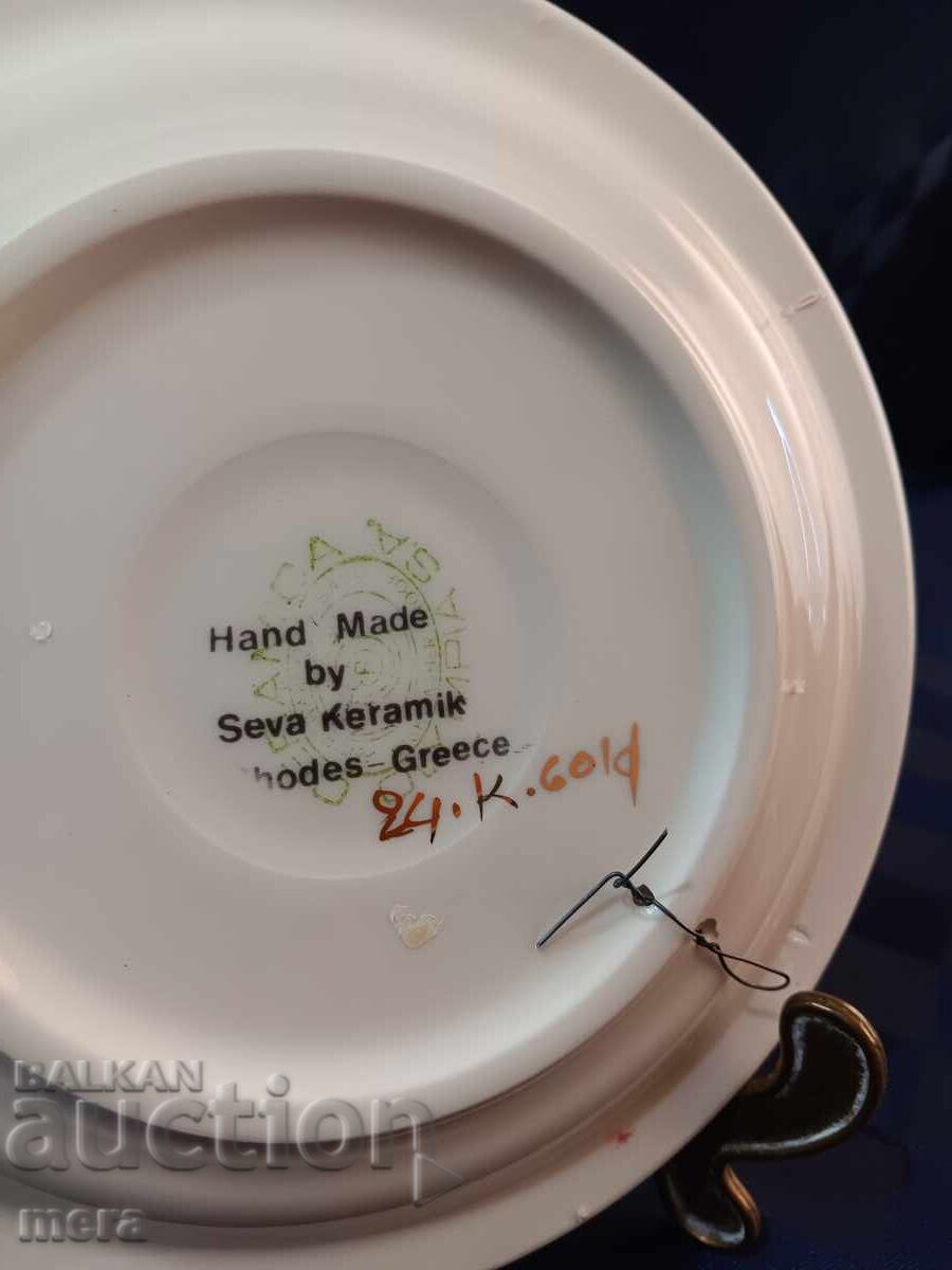 Porcelain wall plate - handmade, limited edition - 5 Porcelain wall plate - handmade, limited edition - 5