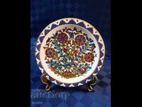 Porcelain wall plate - handmade, limited edition