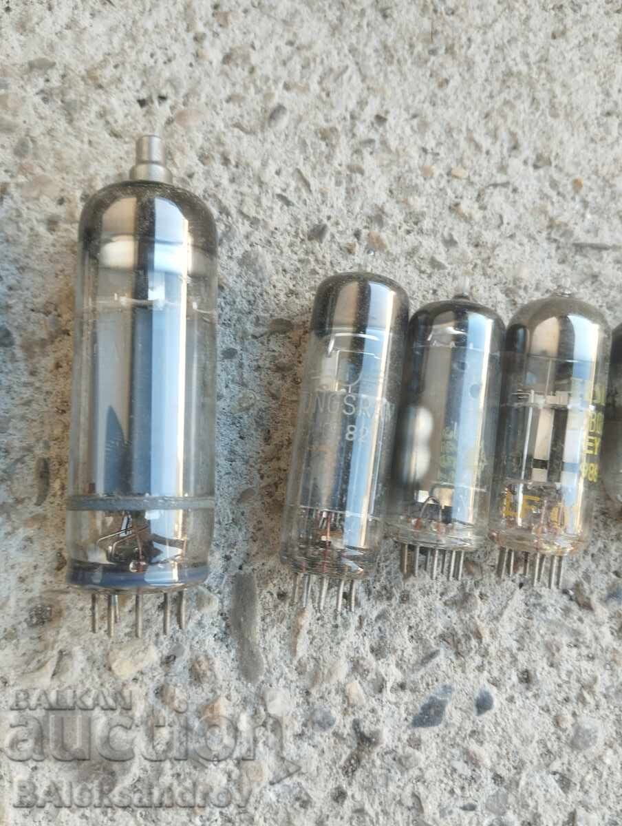 Large lot of radio tubes - 5