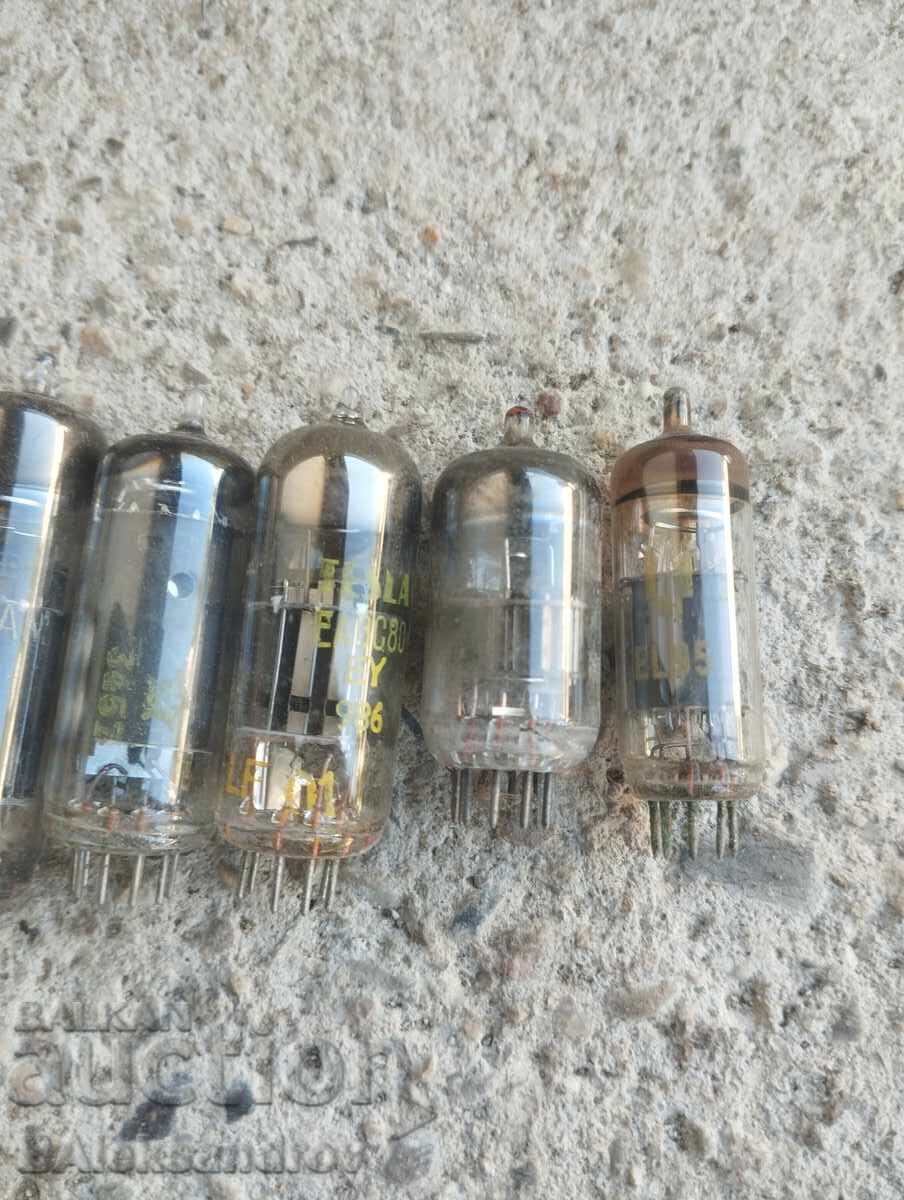 Large lot of radio tubes - 6