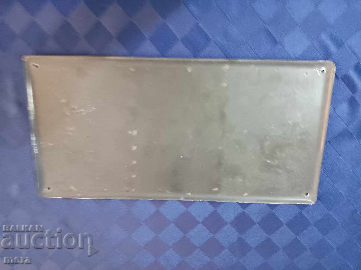 Delivery of Enamelled lawyer's sign