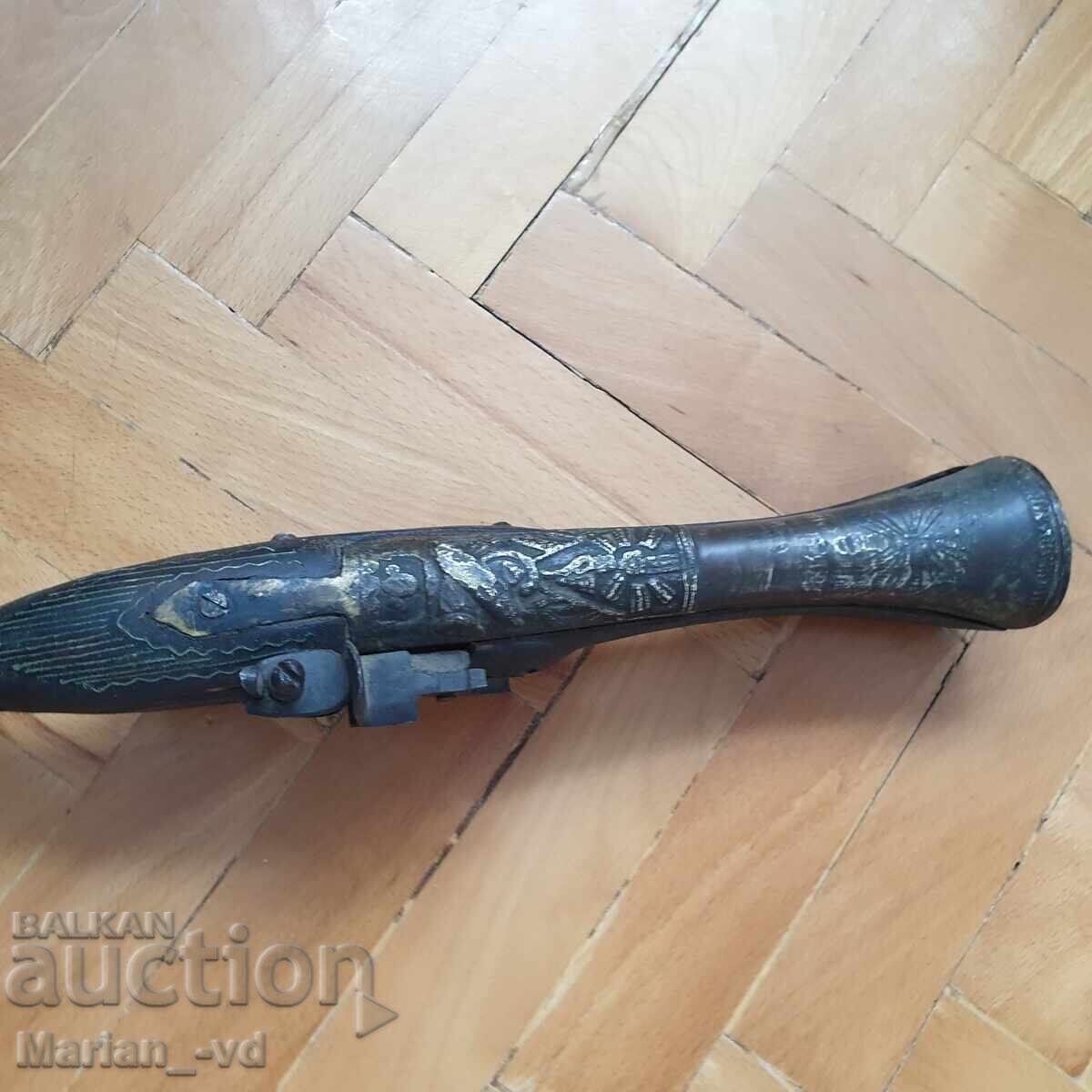 Auction  Flintlock Pistol - Trombone