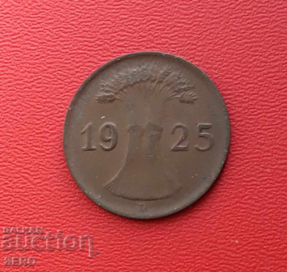 Германия-1 пфениг 1925 D-Мюнхен с цена 15.00 лв. | € 7.67 Германия-1 пфениг 1925 D-Мюнхен с цена 15.00 лв. | € 7.67