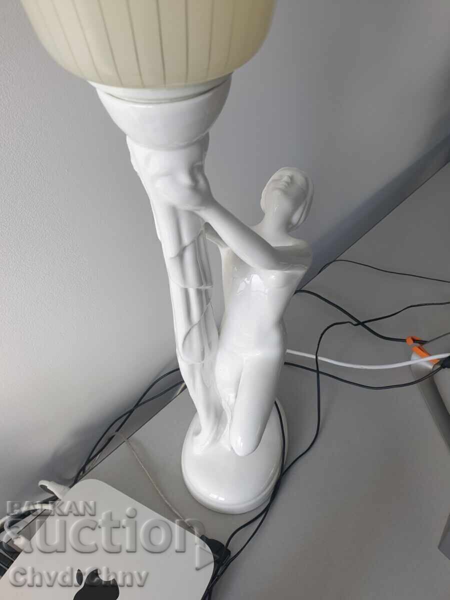 Lampă din porțelan italian/figură erotică de femeie goală - 5 Lampă din porțelan italian/figură erotică de femeie goală - 5