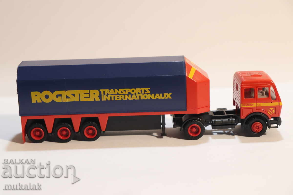 HERPA H0 1/87 MERCEDES TRUCK MODEL TRANSPORT OF GLASS - 6