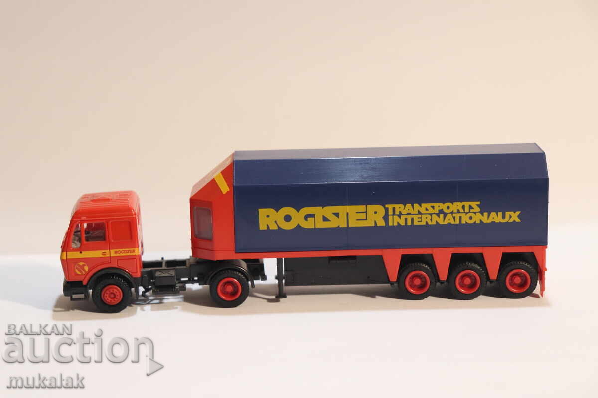 HERPA H0 1/87 MERCEDES TRUCK MODEL TRANSPORT OF GLASS