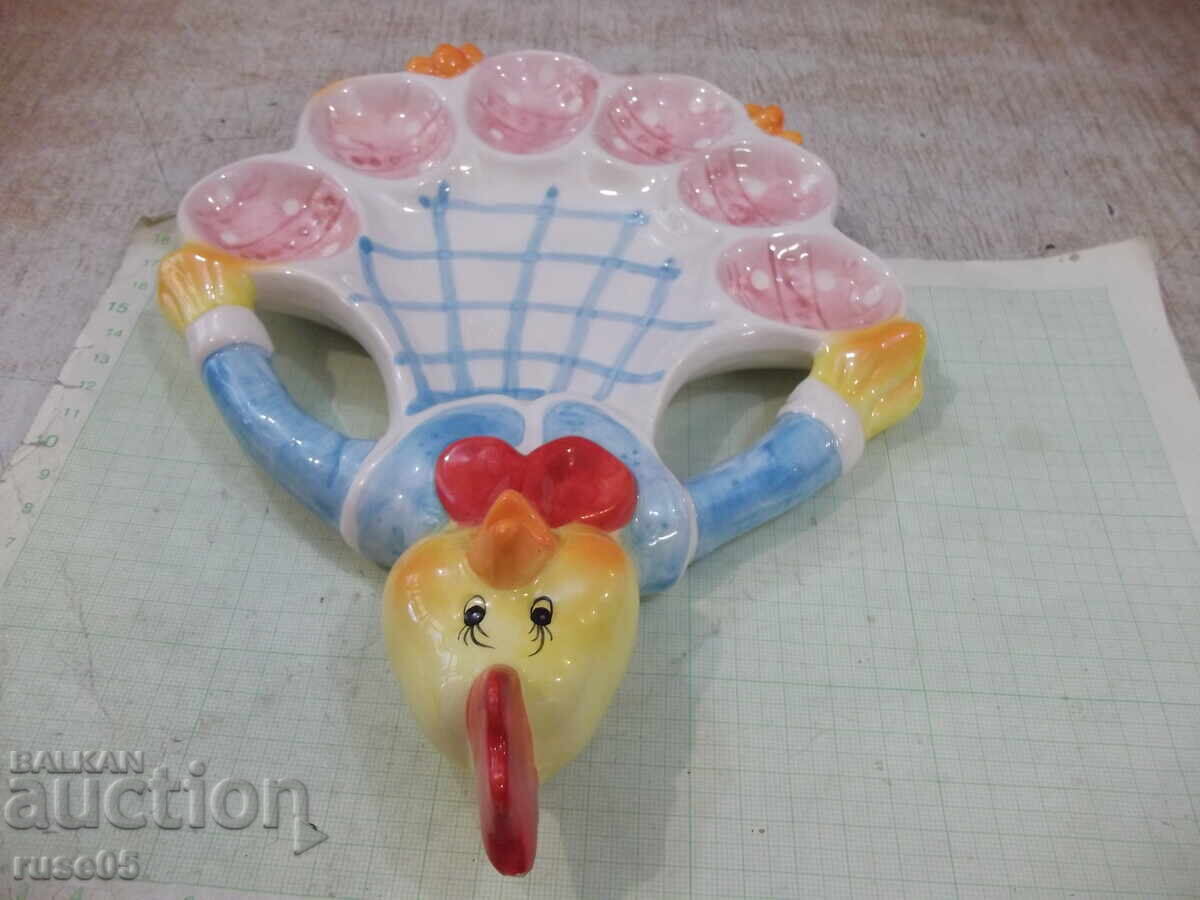 Tavă din porțelan pentru ouă fierte nouă - 5