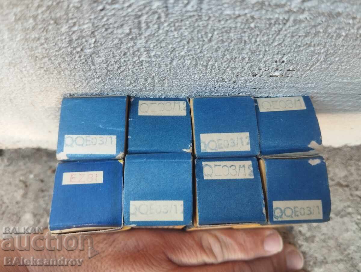 Auction  Lot of new TESLA radio tubes