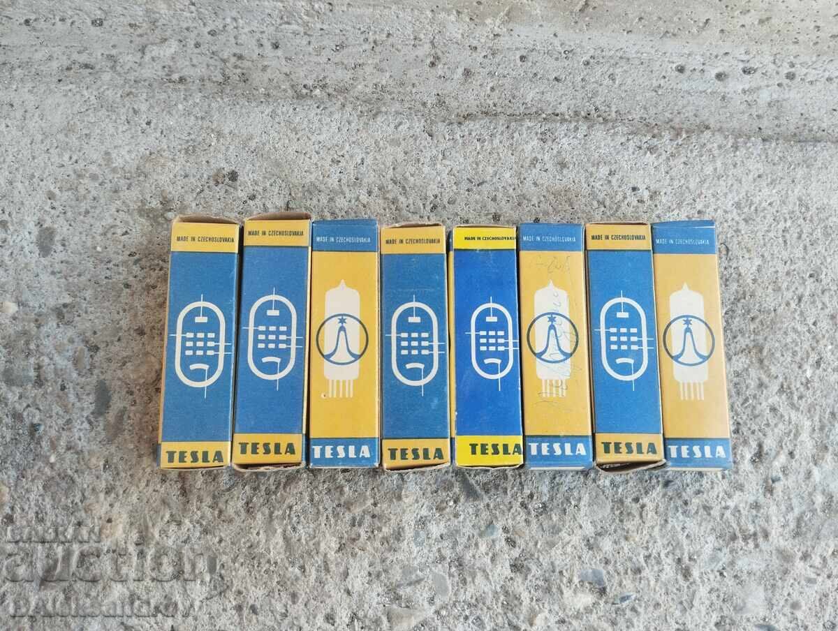 Lot of new TESLA radio tubes