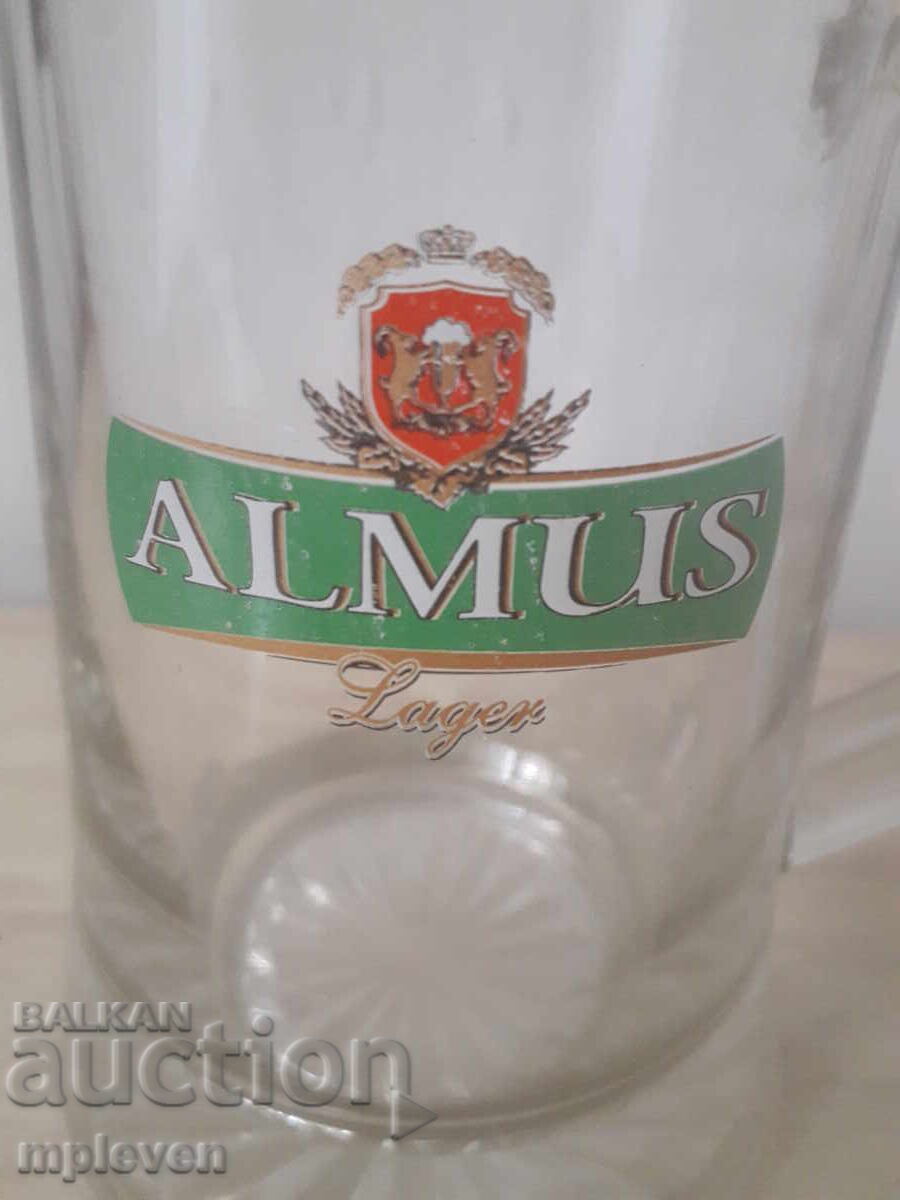 Κούπα μπύρας Almus lager με τιμή 5.00 BGN | € 2.56 Κούπα μπύρας Almus lager με τιμή 5.00 BGN | € 2.56