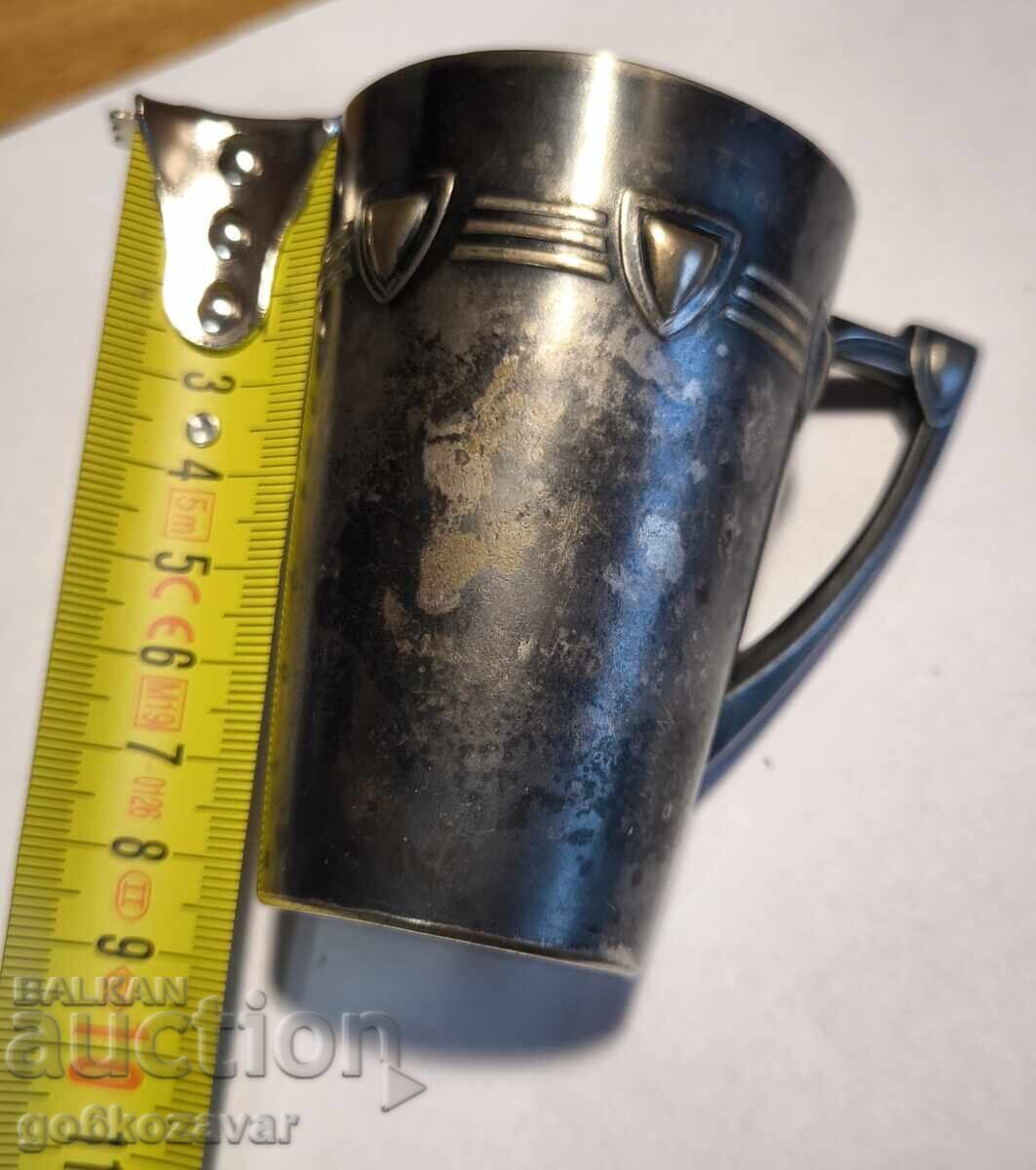 Old Silver-Plated Cup. MARKED WMF, around 1906 - 6