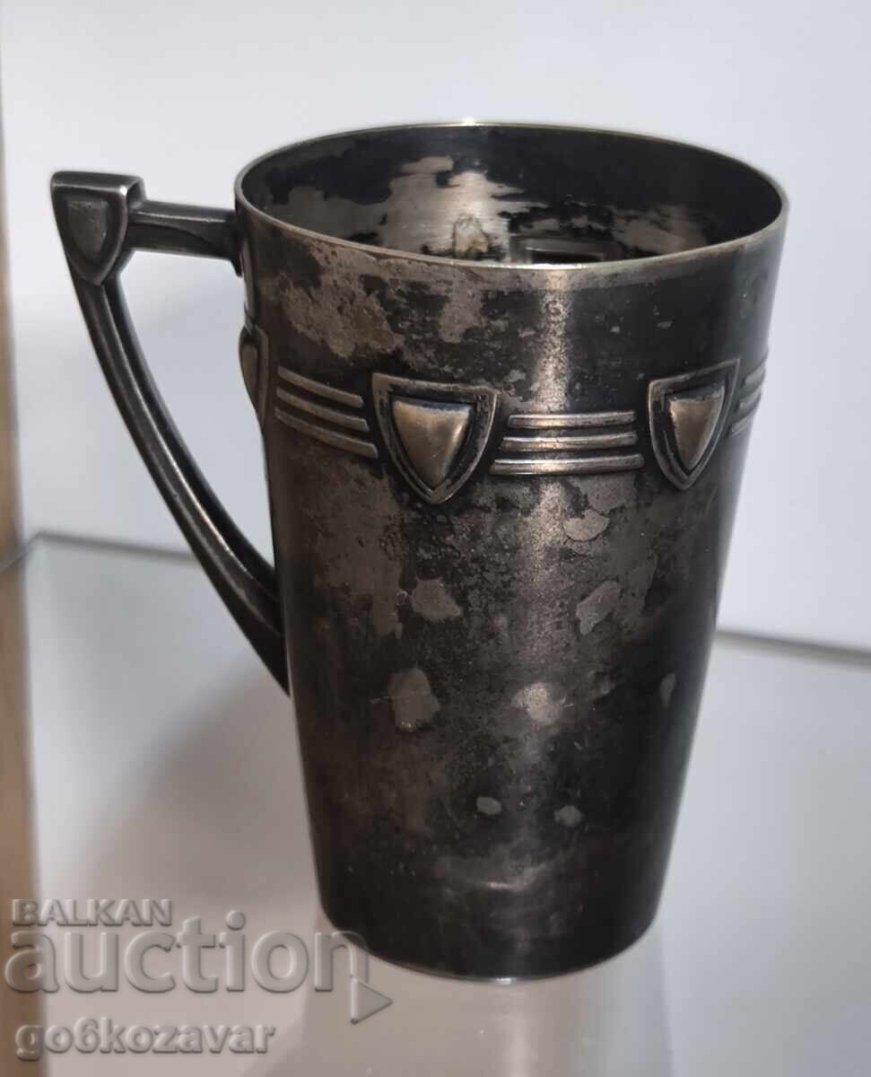 Old Silver-Plated Cup. MARKED WMF, around 1906
