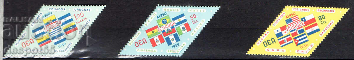 1959 Еквадор. Организация на американските държави, честване