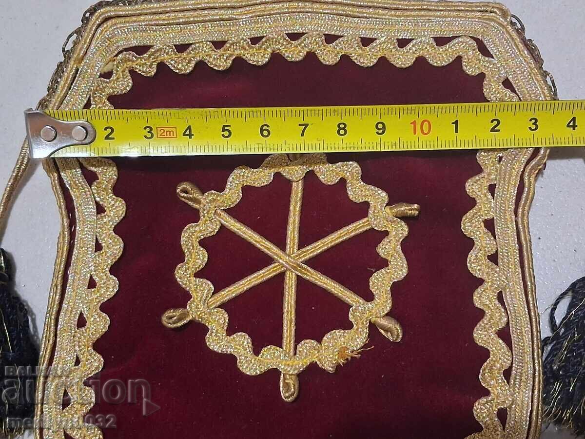 Пунгия за жълтици от македонска носия кемер кисия златна сър - 5