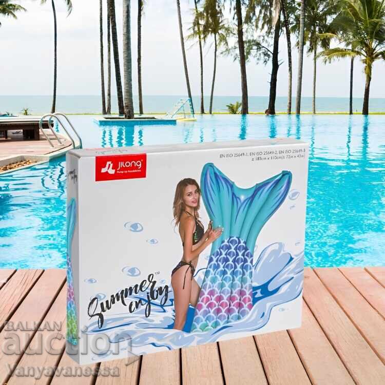 ♀️ Inflatable Mermaid Mattress ♀️ | 183/110 cm with price 32.99 BGN | € 16.87 ♀️ Inflatable Mermaid Mattress ♀️ | 183/110 cm with price 32.99 BGN | € 16.87