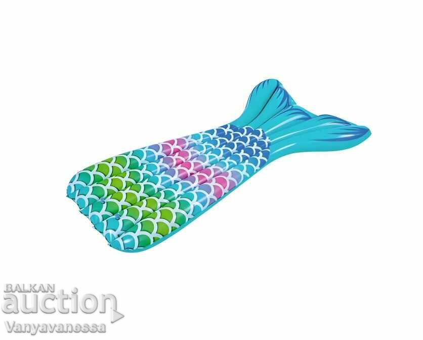 ♀️ Inflatable Mermaid Mattress ♀️ | 183/110 cm ♀️ Inflatable Mermaid Mattress ♀️ | 183/110 cm