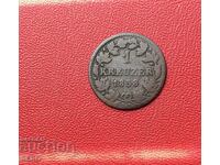 Germany-Bavaria-1 Kreuzer 1858