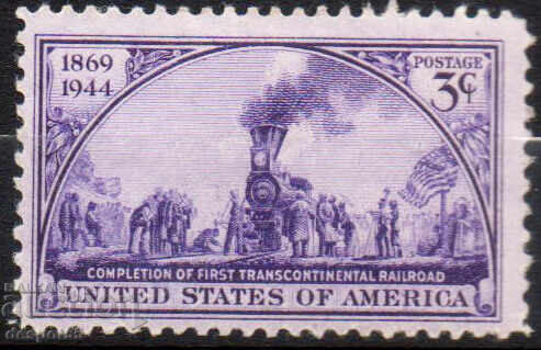 1944. SUA. Calea ferată transcontinentală