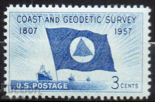 1957. ΗΠΑ. 150η Επέτειος της Ακτογραμμικής και Γεωδαιτικής Έρευνας 1957. ΗΠΑ. 150η Επέτειος της Ακτογραμμικής και Γεωδαιτικής Έρευνας