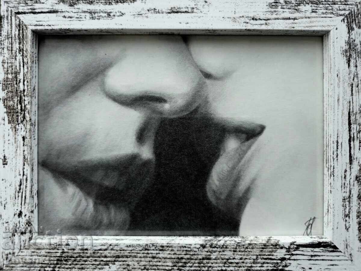 Kissing Picture Frame